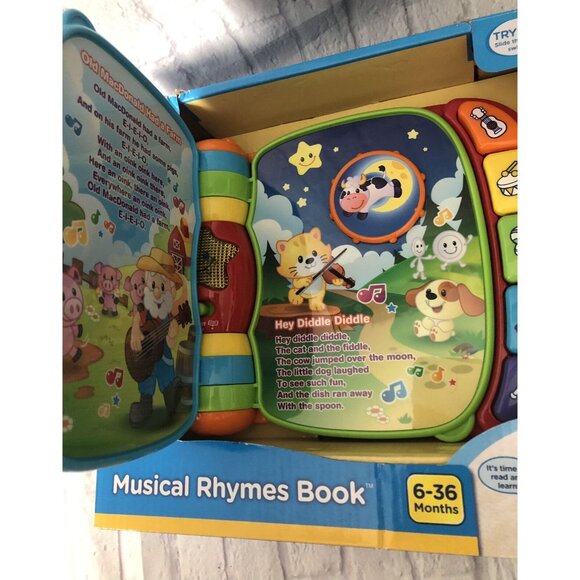 Vtech 🆕 Musical Rhymes Book - Picture 3 of 5
